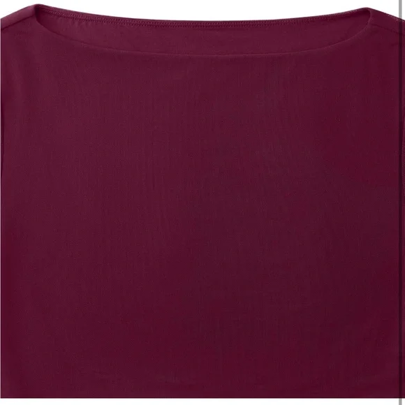 ReoRia Elegant Long-Sleeve Plum Evening Gown - Medium - Picture 6 of 10